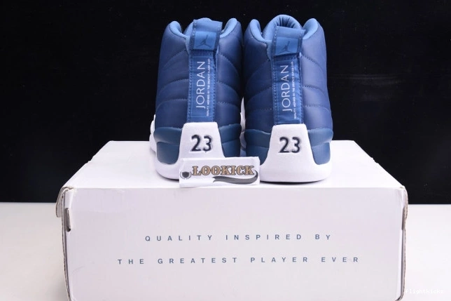 Air 130690-404 12 Retro Blue Jordan Stone 1015